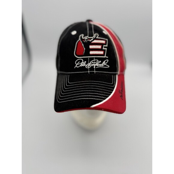 Vintage Dale Earnhardt #3 Hat Adjustable Cotton Black Strap Intimidator - Picture 2 of 11